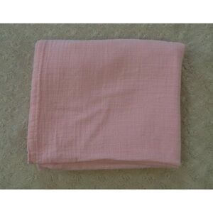 Modern Baby Solid Pink Baby Blanket Muslin Swaddle Security Lovey